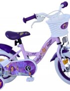 EandL Cycles Bicicleta pentru copii EL Disney Wish 12 inch frana de mana pe roata fata scaun si ghidon reglabil spite metalice roti gonflabile stopuri reflectorizante