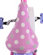 EandL Cycles Bicicleta pentru copii EL Minnie Mouse 12 inch frana de mana pe ambele roti scaun si ghidon reglabil spite metalice roti gonflabile cosulet pe ghidon