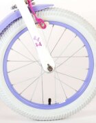 EandL Cycles Bicicleta pentru copii EL Minnie Mouse Cutest Ever 16 inch varsta 4-6 ani inaltimea 104- 110 cm roti ajutatoare inaltime sa de la podea 53 cm cauciucuri albe frana de mana pe ambele roti