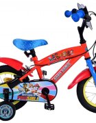EandL Cycles Bicicleta pentru copii EL Paw Patrol Core 12 inch frana de mana pe ambele roti scaun si ghidon reglabil spite metalice roti gonflabile stopuri reflectorizante