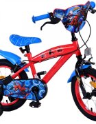 EandL Cycles Bicicleta pentru copii EL Spiderman FW 14 inch frana de mana pe ambele roti scaun si ghidon reglabil roti gonflabile stopuri reflectorizante