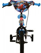 EandL Cycles Bicicleta pentru copii EL Spiderman ND 12 inch frana de mana pe roata fata scaun si ghidon reglabil spite metalice roti gonflabile
