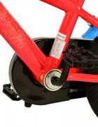 EandL Cycles Bicicleta pentru copii EL Spiderman ND 12 inch frana de mana pe roata fata scaun si ghidon reglabil spite metalice roti gonflabile