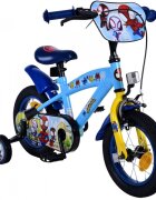EandL Cycles Bicicleta pentru copii EL Spidey si prietenii 12 inch frana de mana pe roata fata scaun si ghidon reglabil spite metalice roti gonflabile