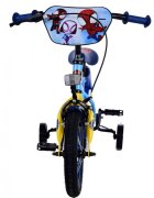 EandL Cycles Bicicleta pentru copii EL Spidey si prietenii 12 inch frana de mana pe roata fata scaun si ghidon reglabil spite metalice roti gonflabile