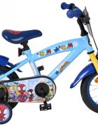 EandL Cycles Bicicleta pentru copii EL Spidey si prietenii 12 inch frana in butuc pentru roata spate scaun si ghidon reglabil spite metalice roti gonflabile