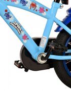 EandL Cycles Bicicleta pentru copii EL Spidey si prietenii 14 inch frana de mana pe roata fata scaun si ghidon reglabil spite metalice roti gonflabile