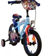 EandL Cycles Bicicleta pentru copii EL Spidey si prietenii 14 inch frana de mana pe roata fata scaun si ghidon reglabil spite metalice roti gonflabile