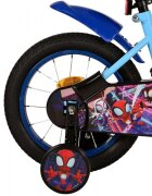 EandL Cycles Bicicleta pentru copii EL Spidey si prietenii 14 inch frana de mana pe roata fata scaun si ghidon reglabil spite metalice roti gonflabile