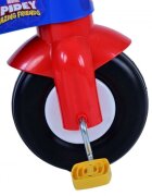 EandL Cycles Tricicleta pentru copii Spidey varsta 1-3 ani cos transport pe ghidon greutate maxima admisa 25 kg
