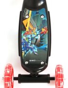 EandL Cycles Trotineta pentru copii EL Batman cu trei roti pentru copii 2-6 ani greutate maxima 20 kg