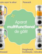 EASYCARE BABY Aparat automat multifunctional de gatit cu aburi si blender 5 in 1