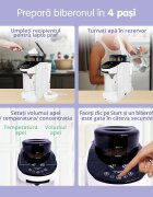 EASYCARE BABY Espressor inteligent pentru prepararea formulei de lapte cu aplicatie