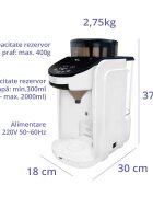 EASYCARE BABY Espressor inteligent pentru prepararea formulei de lapte cu aplicatie