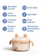 EASYCARE BABY Incalzitor electric portabil pentru hrana copii si bebelusi Easycare Bcaby