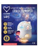 EASYCARE BABY Lampa de veghe 3in1 cu proiectii
