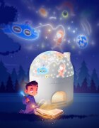EASYCARE BABY Lampa de veghe 3in1 cu proiectii