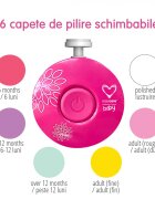EASYCARE BABY Pila electrica de unghii Easyare Baby pentru bebelusi copii si mamici roz