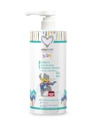 EASYCARE BABY Sampon gel de dus spuma de baie pentru bebelusi si copii Bubble Gum 1L 3 in 1