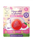 EASYCARE BABY Sapun solid cu glicerina si jucarie pentru copii parfum capsuni 100g