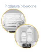 EASYCARE BABY Sterilizator electric cu abur 8 biberoane 4 in 1 cu uscator