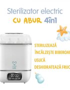 EASYCARE BABY Sterilizator electric cu abur 8 biberoane 4 in 1 cu uscator