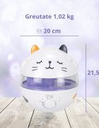 EASYCARE BABY Umidificator ultrasonic 3 in 1 pentru copii