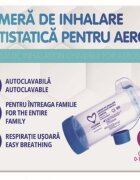 EASYCARE Camera de inhalare antistatica pentru aerosol cu 3 masti din silicon DL-10