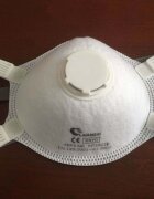 EASYCARE Masca de protectie tip FFP3 cu valva model KP39211 alba 1 buc