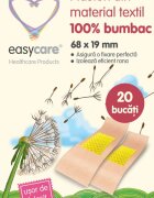 EASYCARE Plasture din material textil 68x19mm 20buccutie