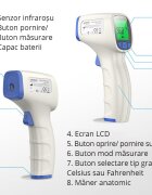 EASYCARE Termometru cu infrarosu non contact model FR 202 Jumper