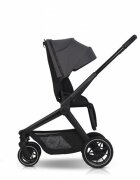 easyGO Carucior 2 in 1 pentru copii Easy Go Reva Cloud Gray pana la 22 kg piese reversibile copertina XXL accesorii incluse