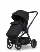 easyGO Carucior 2 in 1 pentru copii Easy Go Reva EbonyBlack pana la 22 kg piese reversibile copertina XXL accesorii incluse