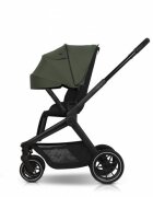 easyGO Carucior 2 in 1 pentru copii Easy Go Reva Jungle pana la 22 kg piese reversibile copertina XXL accesorii incluse
