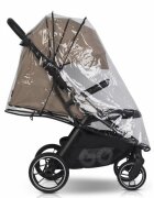 easyGO Carucior 2 in 1 pentru copii Easy Go Zoya Beige cu pliere automata Dual Fold pana la 22 kg copertina XXL pozitie de somn si spatar inalt