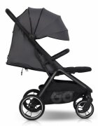 easyGO Carucior 2 in 1 pentru copii Easy Go Zoya Cloud cu pliere automata Dual Fold pana la 22 kg copertina XXL pozitie de somn si spatar inalt