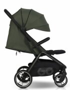 easyGO Carucior 2 in 1 pentru copii Easy Go Zoya Jungle cu pliere automata Dual Fold pana la 22 kg copertina XXL pozitie de somn si spatar inalt