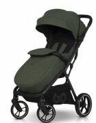 easyGO Carucior 2 in 1 pentru copii Easy Go Zoya Jungle cu pliere automata Dual Fold pana la 22 kg copertina XXL pozitie de somn si spatar inalt