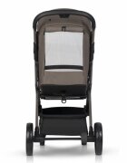 easyGO Carucior 2 in 1 pentru copii Easy Go Zoya Mokka cu pliere automata Dual Fold pana la 22 kg copertina XXL pozitie de somn si spatar inalt