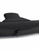 easyGO Carucior pentru gemeni Echo ultrapliabil cu suspensii spatar si suport picioare reglabile usor si manevrabil omologat EN1888 accesorii incluse Ebony Black