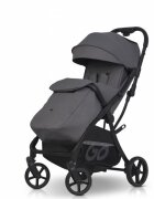 easyGO Carucior sport pentru copii dual fold Faro certificat pana la 22 kg accesorii si geanta transport incluse Cloud Gray