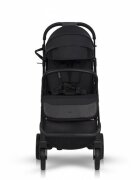 easyGO Carucior sport pentru copii dual fold Faro certificat pana la 22 kg accesorii si geanta transport incluse Ebony Black