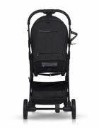 easyGO Carucior sport pentru copii dual fold Faro certificat pana la 22 kg accesorii si geanta transport incluse Ebony Black