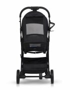 easyGO Carucior sport pentru copii dual fold Faro certificat pana la 22 kg accesorii si geanta transport incluse Ebony Black
