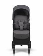 easyGO Carucior sport pliabil cu o singura mana Simple Cloudy Gray copertina XXL husa picioruse suspensii pana la 22 kg