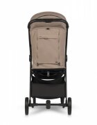 easyGO Carucior sport pliabil cu o singura mana Simple Savana Beige copertina XXL husa picioruse suspensii pana la 22 kg
