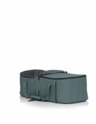 easyGO Port bebe Easy Go Echo Carrier cu intaritura si manere pentru transport cu husa de picioruse si capotina dimensiune 75 x 30 x 20 cm Sage Green