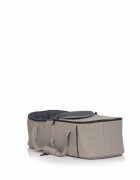 easyGO Port bebe Easy Go Echo Carrier cu intaritura si manere pentru transport cu husa de picioruse si capotina dimensiune 75 x 30 x 20 cm Savana Beige