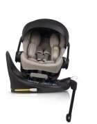 easyGO Set scoica auto reclinabila si baza isofix rotativa Buz XTD Pro Taupe i-Size omologat R129 pentru copii de 40-87 cm