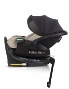 easyGO Set scoica auto reclinabila si baza isofix rotativa Buz XTD Pro Taupe i-Size omologat R129 pentru copii de 40-87 cm